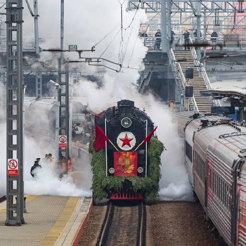 8 мая праздничный поезд Победы приедет во Владивосток